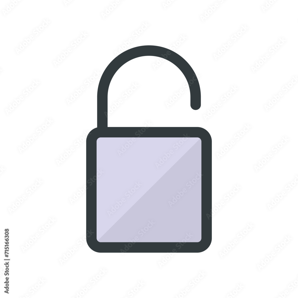Padlock icon vector design templates simple and modern Padlock icon vector design templates simple and modern
