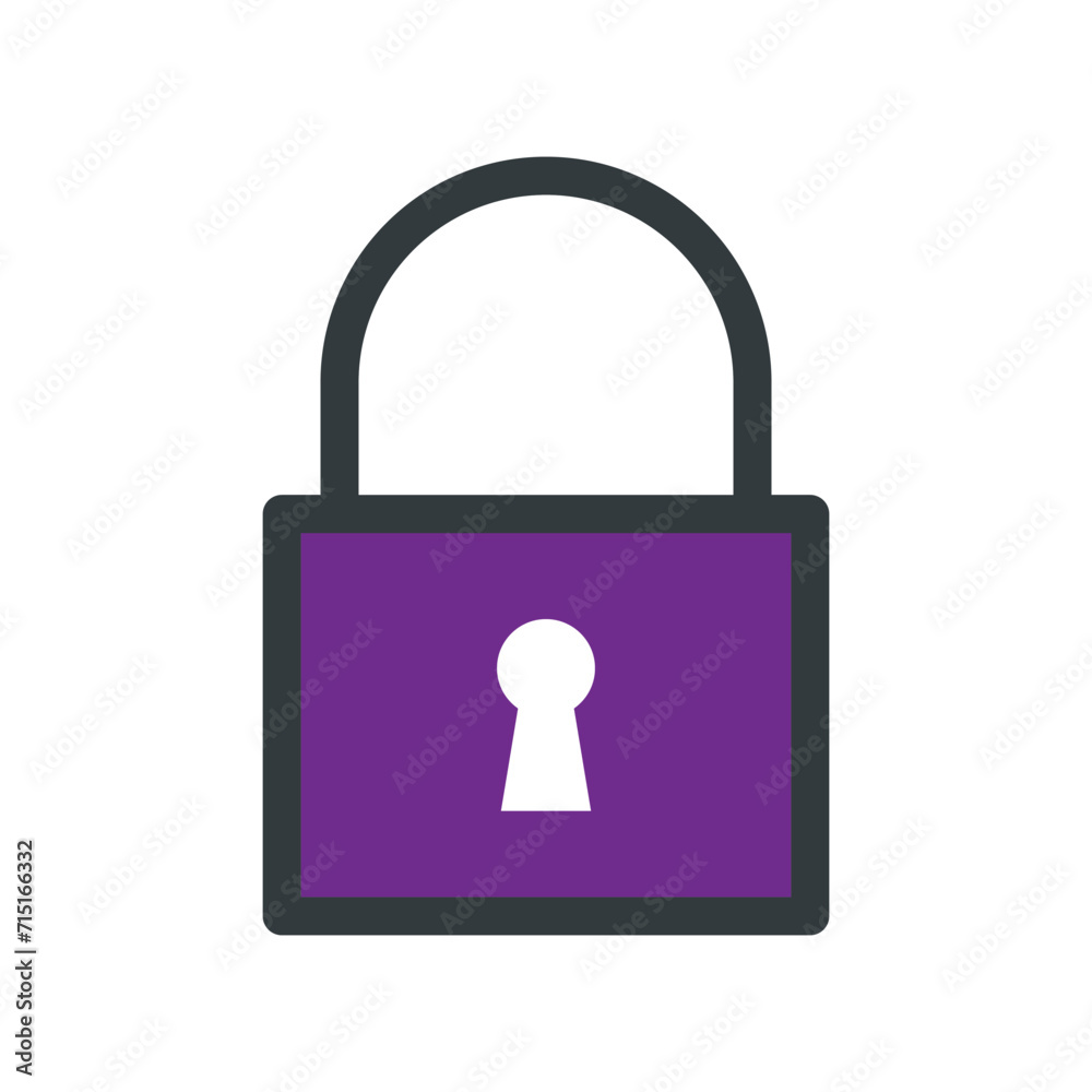 Padlock icon vector design templates simple and modern Padlock icon vector design templates simple and modern