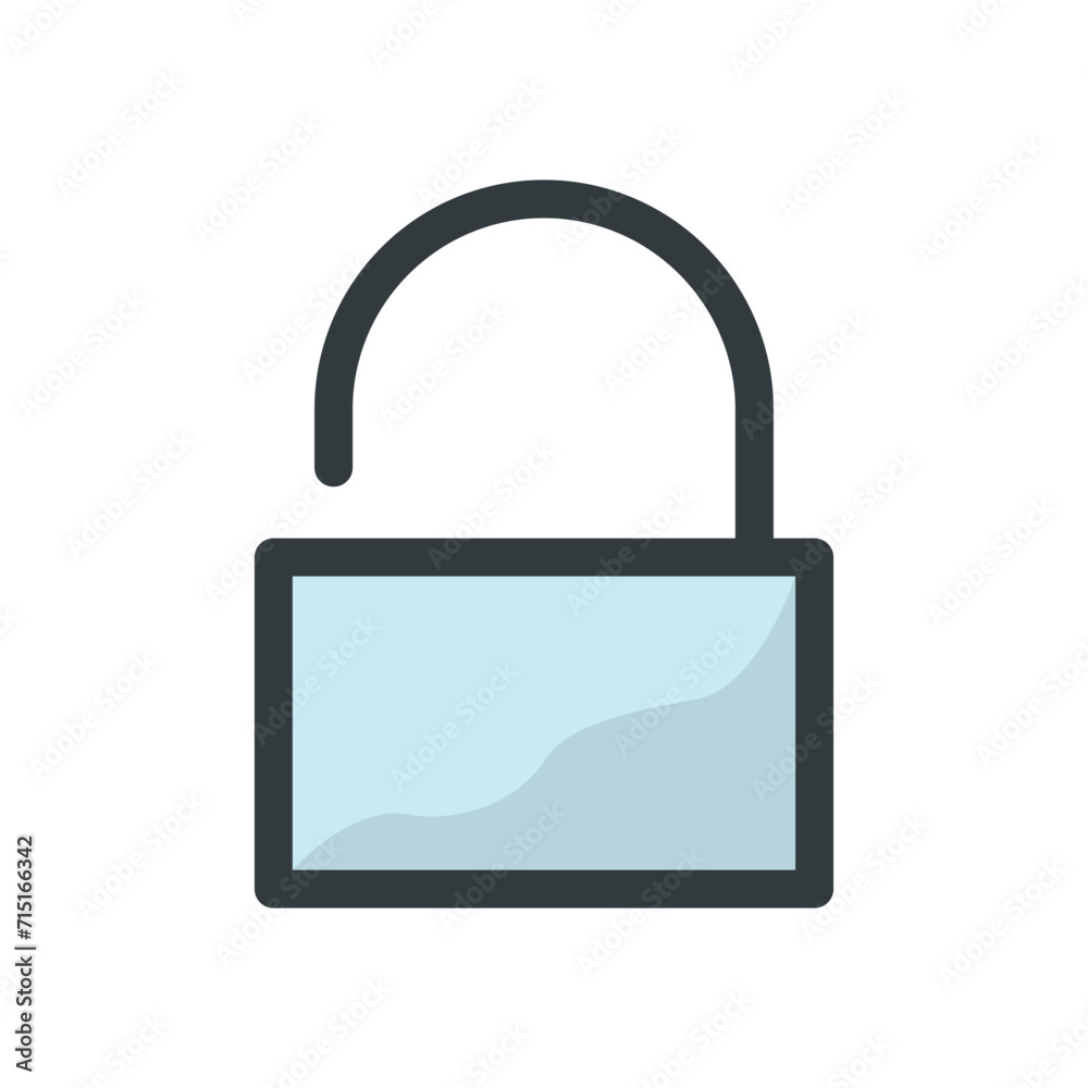 Padlock icon vector design templates simple and modern Padlock icon vector design templates simple and modern