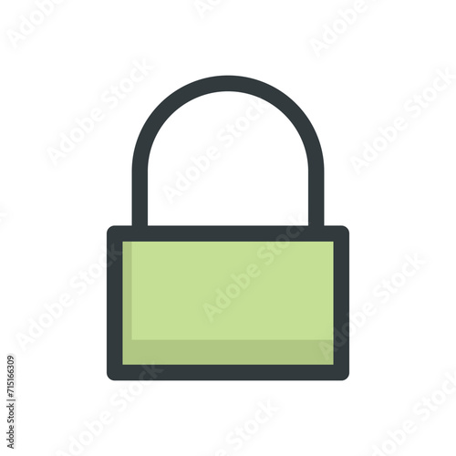 Padlock icon vector design templates simple and modern