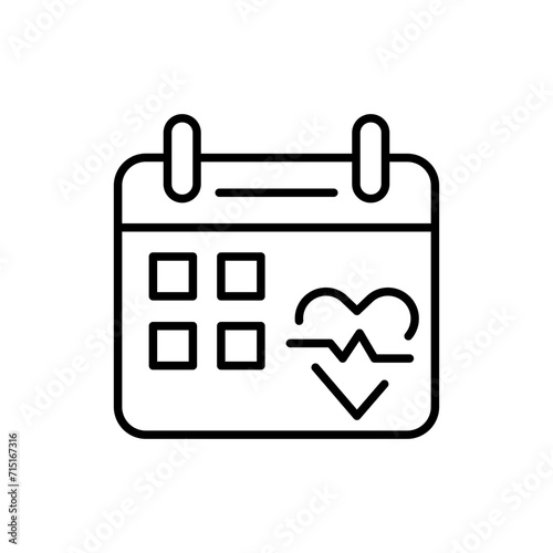 Diet schedule outline icons, minimalist vector illustration ,simple transparent graphic element .Isolated on white background