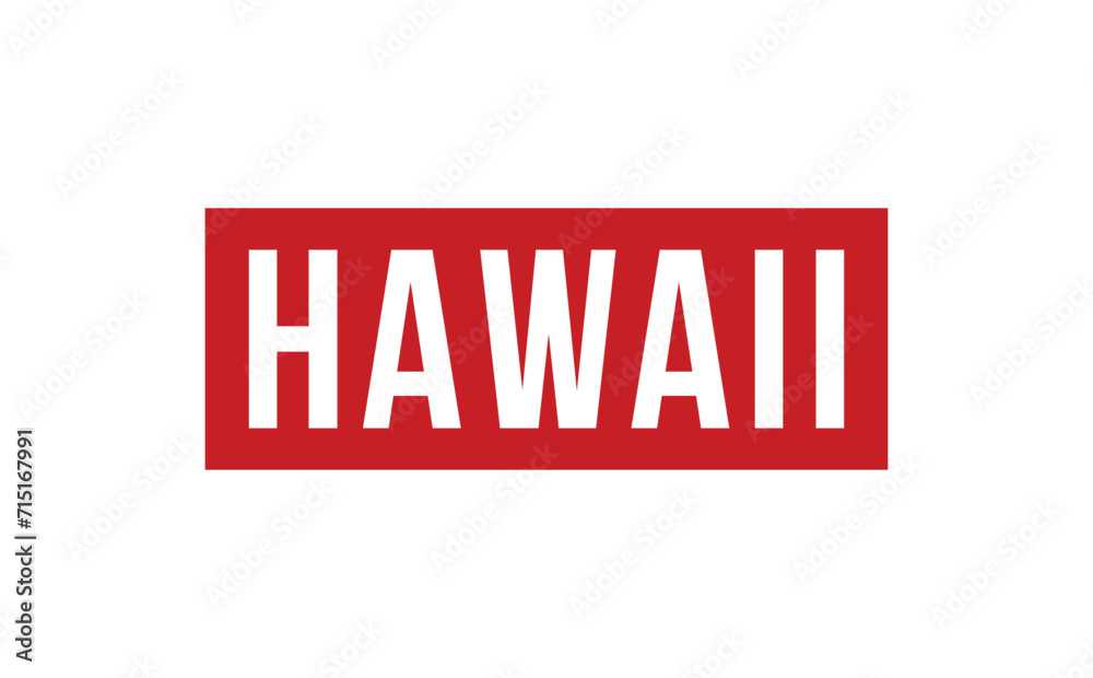 Hawaii Rubber Stamp Seal Vector Hawaii Rubber Stamp Seal Vector