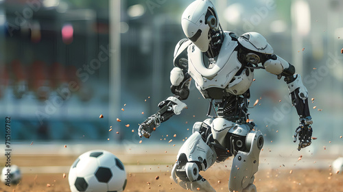 robot play soccer © charich