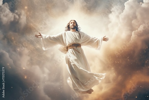 Ascension day of jesus christ or resurrection day of son of god. Good friday. Ascension day concept