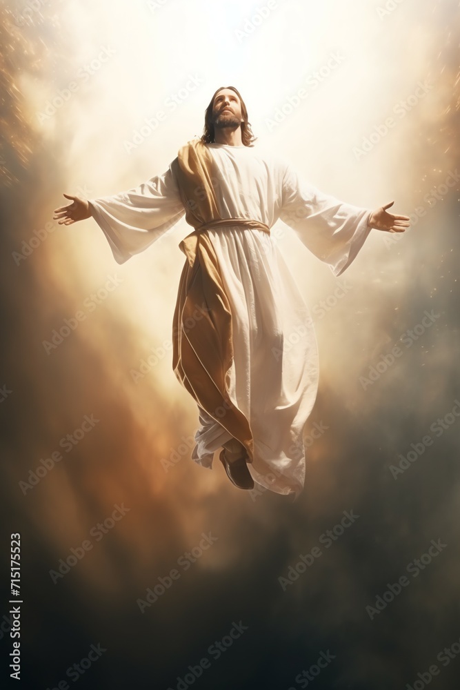 Ascension day of jesus christ or resurrection day of son of god. Good friday. Ascension day concept - obrazy, fototapety, plakaty 