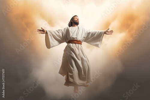 Ascension day of jesus christ or resurrection day of son of god. Good friday. Ascension day concept