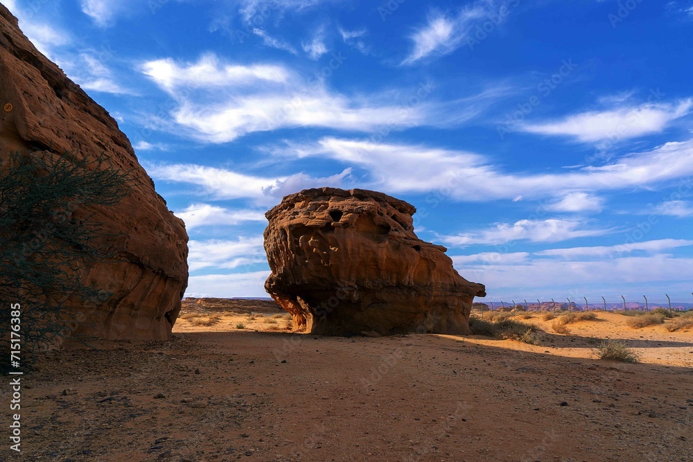 Arabian ancient rock formation