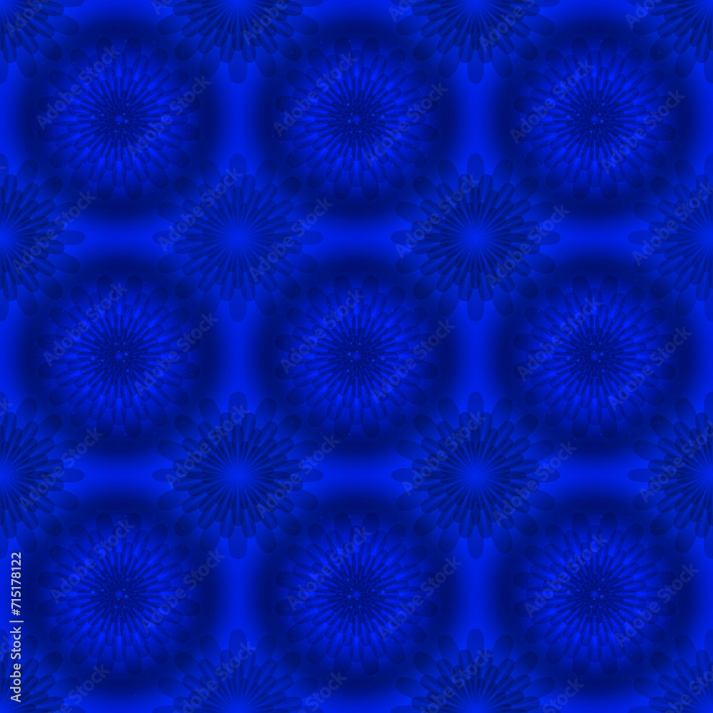 Blue flower pattern Blue flower pattern