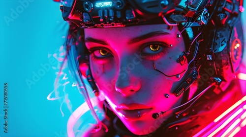female cyberpunk character © Satoru