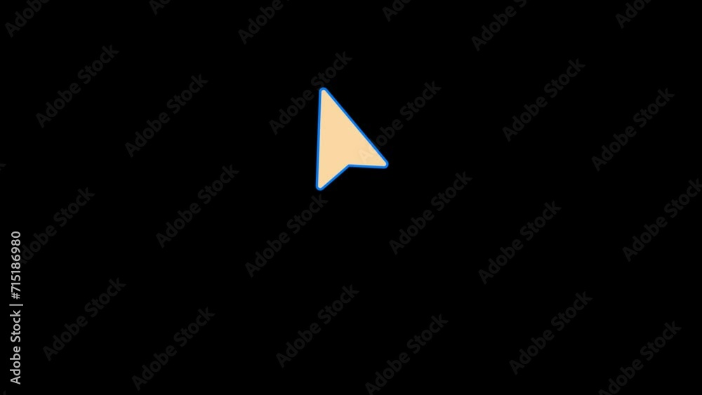 Cursor click Animation with transparent background Cursor click Animation with transparent background