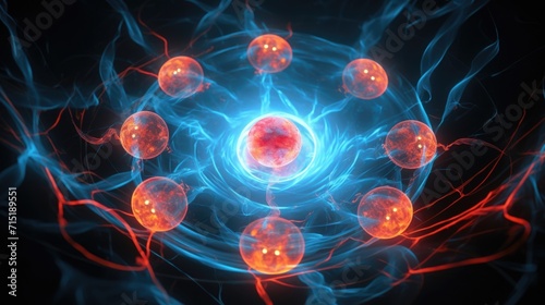 A timelapse sequence of a cell undergoing mitosis, highlighting the active role of photon entanglement in the precise division of genetic material.