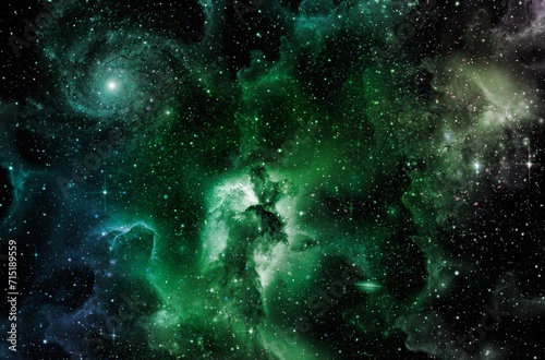 A space of the galaxy ,atmosphere with stars at dark background	
