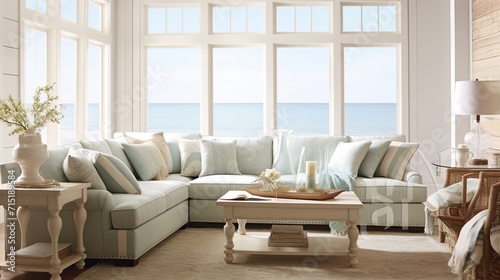 Interior design of modern sophisticated living room  © Faisal