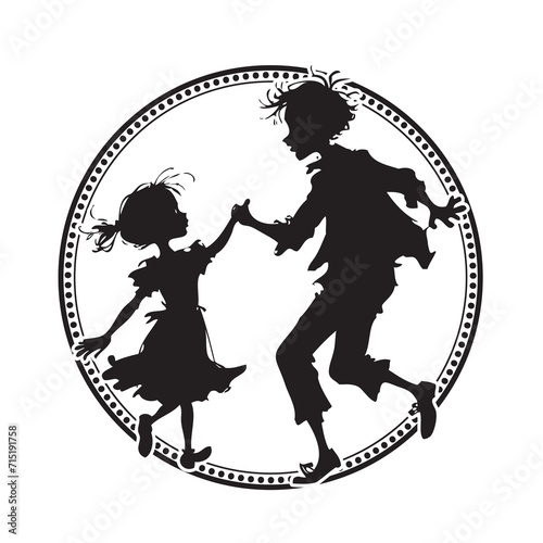 Fun time emblem for children