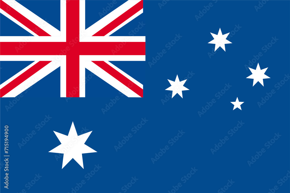 Fototapeta premium Australia flag icon PNG 08