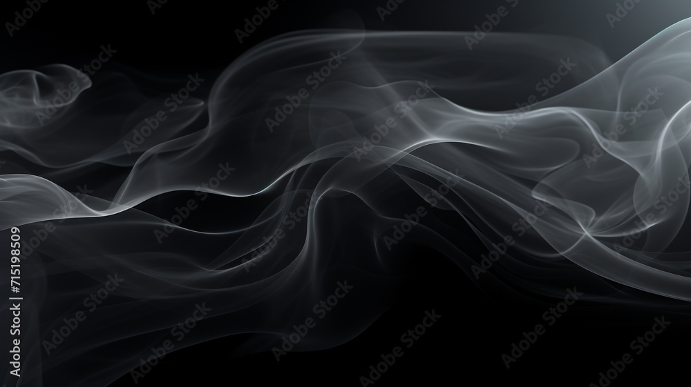 Fototapeta premium black smoke background