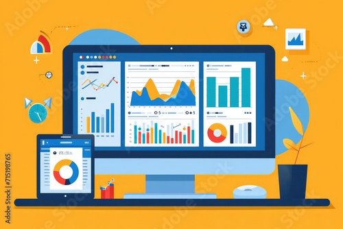 Using tools like Google Analytics to monitor website performance, track user behavior, and gather insights. Regular monitoring helps SEO professionals make data-driven decisions photo