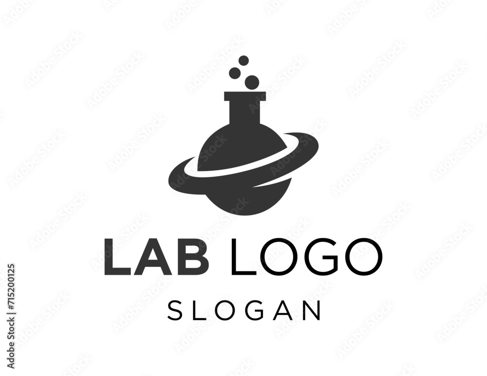The logo design is about Lab and was created using the Corel Draw 2018 application with a white background. The logo design is about Lab and was created using the Corel Draw 2018 application with a white background.