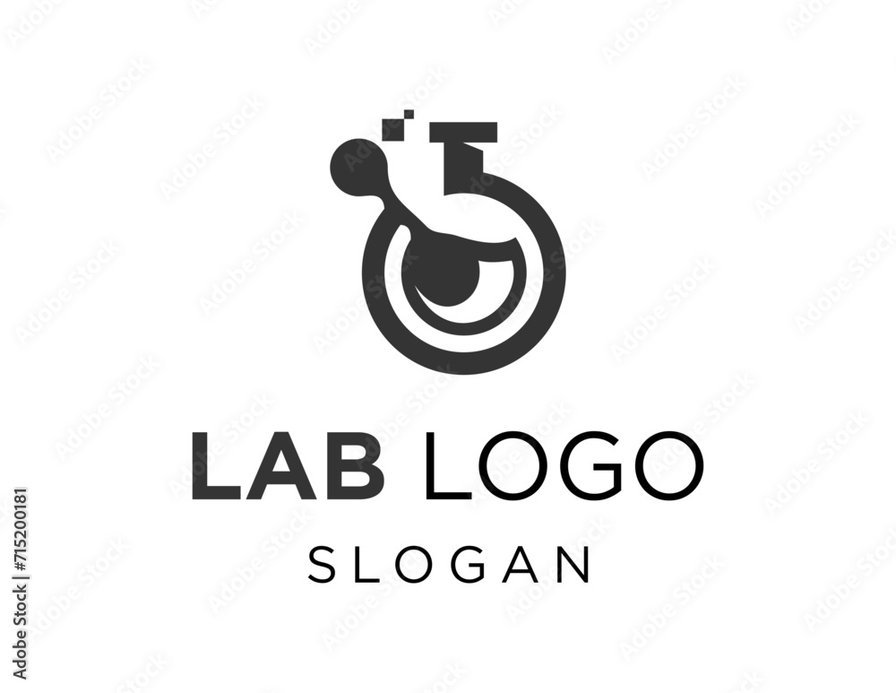 The logo design is about Lab and was created using the Corel Draw 2018 application with a white background. The logo design is about Lab and was created using the Corel Draw 2018 application with a white background.