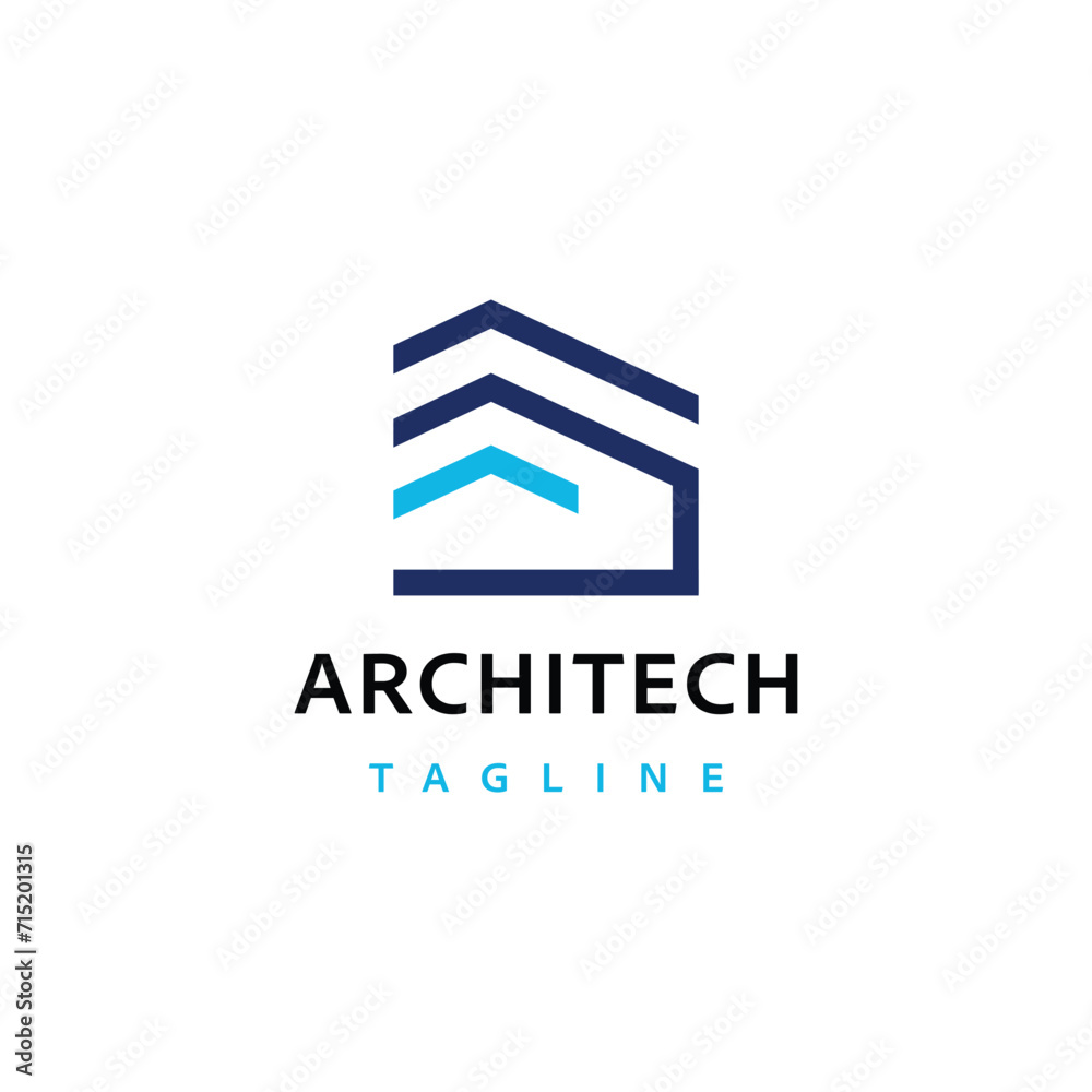Home. Building. Architect Logo Design Template Vector Illustration Home. Building. Architect Logo Design Template Vector Illustration