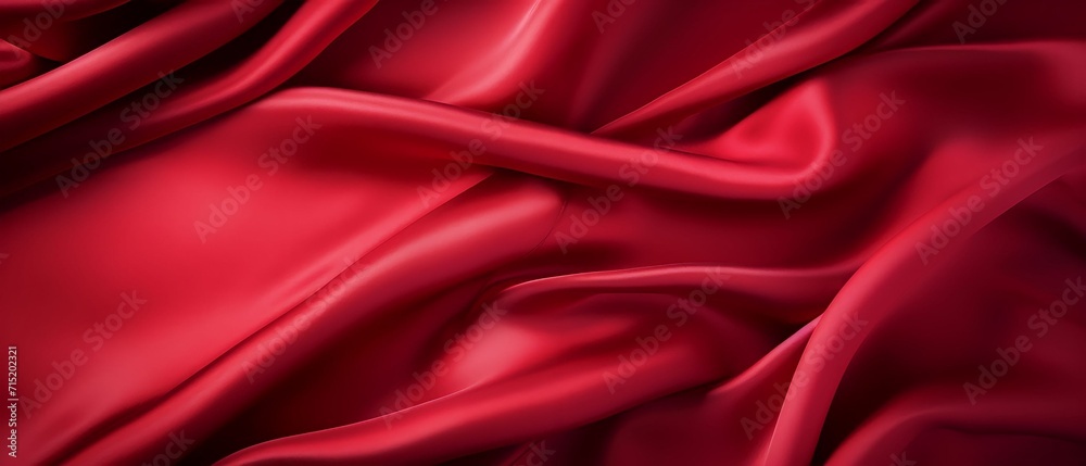 Fototapeta premium Background of red cloth