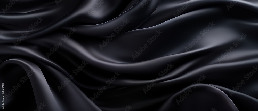 Fototapeta premium Background of black cloth