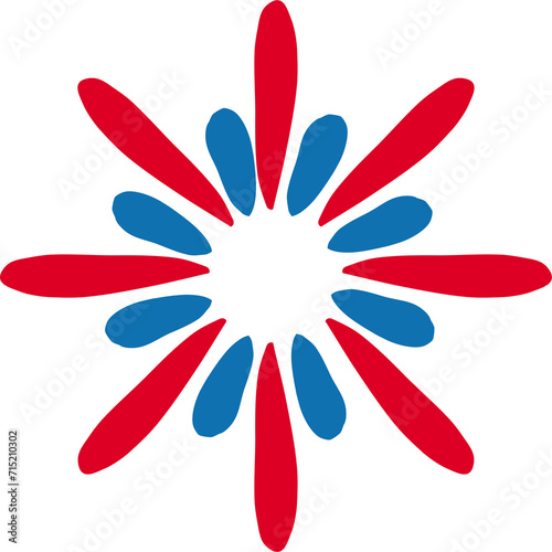 The firework element for  Australia Day 23
