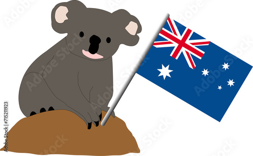 Canvas Print Australia day icon 25