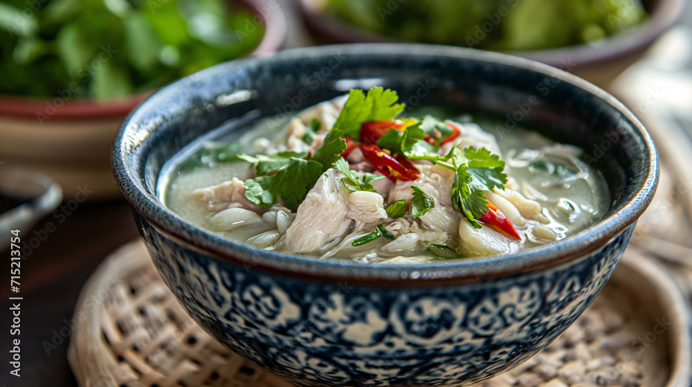 thai soup with rice thai soup with rice