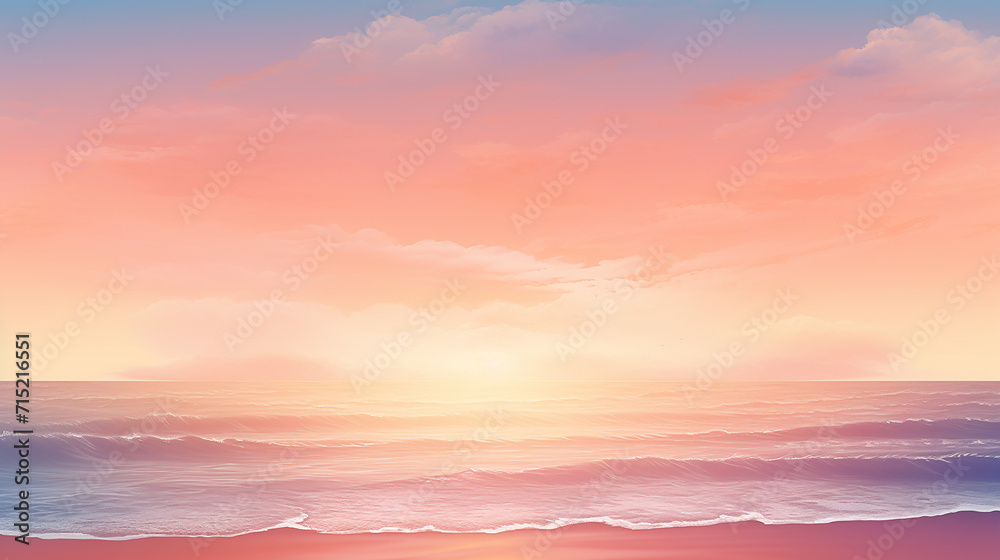 sunset in the sky background wallpaper