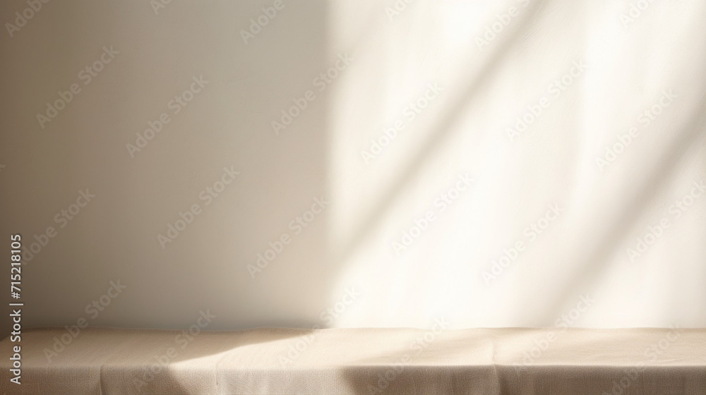 Abstract interior design. Light beige podium background with Generative Ai. Abstract interior design. Light beige podium background with Generative Ai.