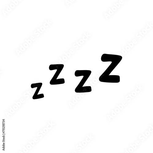 ZZZZ doodle bed sleep snore