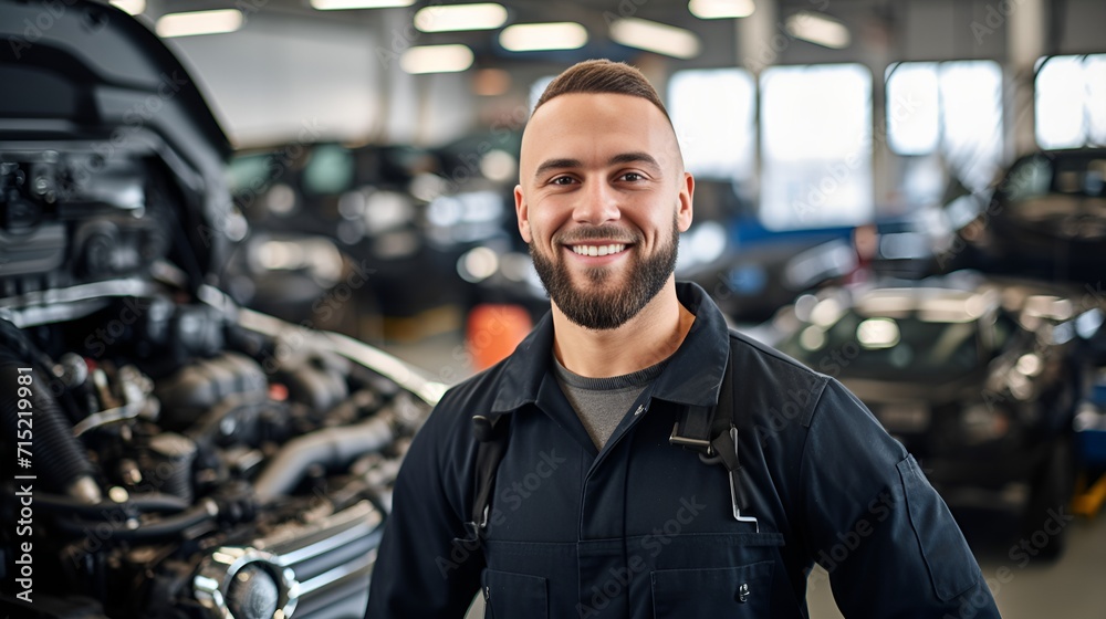 A mechanic working on a car engine looking focused , mechanic, working, car engine, focused A mechanic working on a car engine looking focused , mechanic, working, car engine, focused