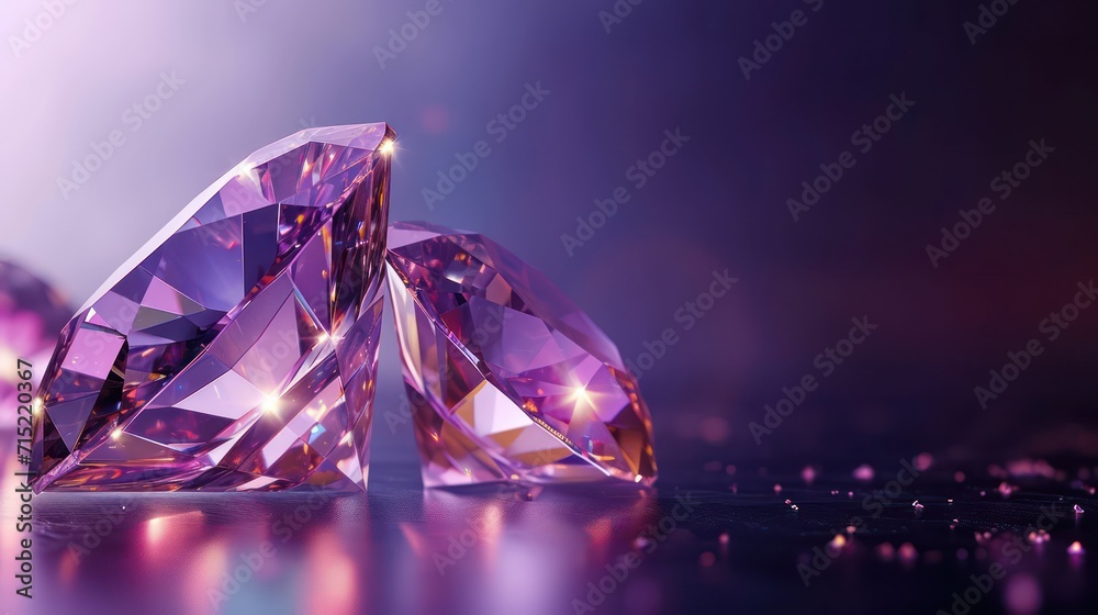 The background has a luxurious feel with colorful sparkling diamonds The background has a luxurious feel with colorful sparkling diamonds