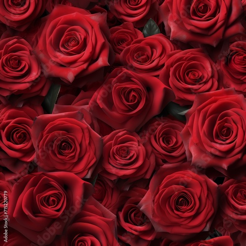 vibrant collection of red roses petals as inspiration to create captivating 