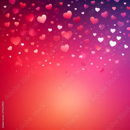 valentine background with hearts