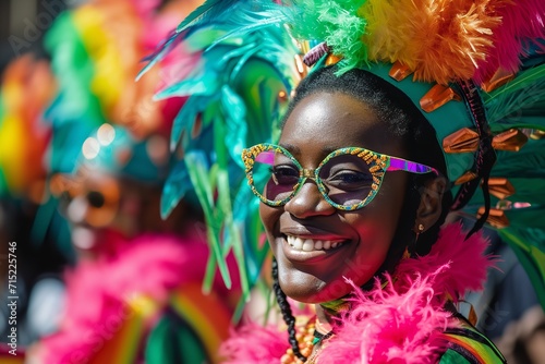 Vibrant and colorful images from Black History Month parades.