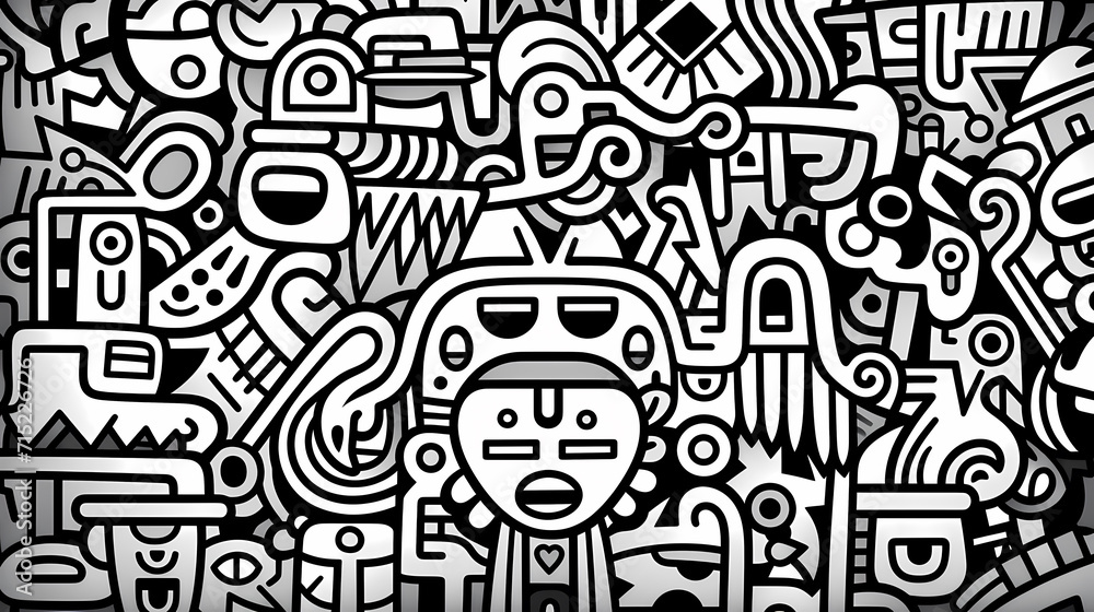 Cute graffiti art abstract background poster web page PPT, art background Cute graffiti art abstract background poster web page PPT, art background