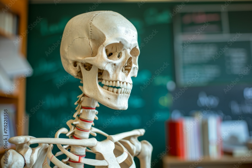 Human Skeleton Model in a Science Classroom