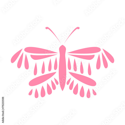 art butterfly icon logo vector © makmur