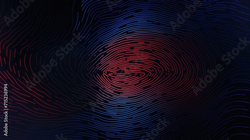 Biometric identification for secure access to public events solid background