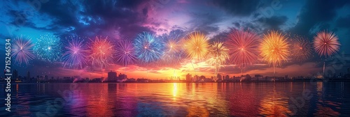 Kashiwazaki Sea Fireworks Festival Niigata, Background HD, Illustrations photo