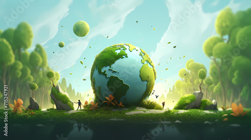 Environmental protection background, world environment day background, protect the environment