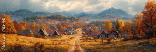 Slovakian Folklore, Background HD, Illustrations photo