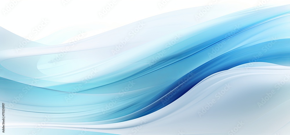 Naklejka premium abstract light blue white blurring wavy background