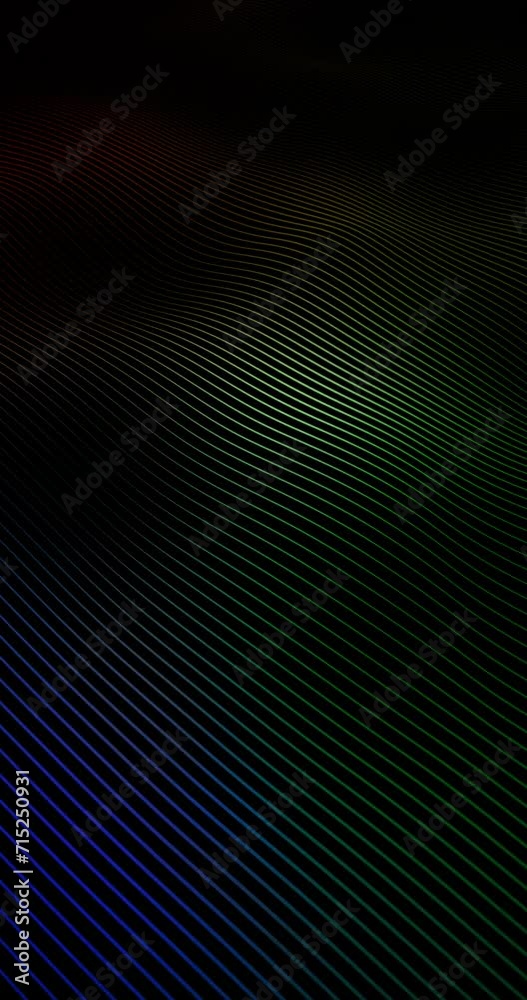 Changing color digital wavy lines pattern loop vertical background Changing color digital wavy lines pattern loop vertical background