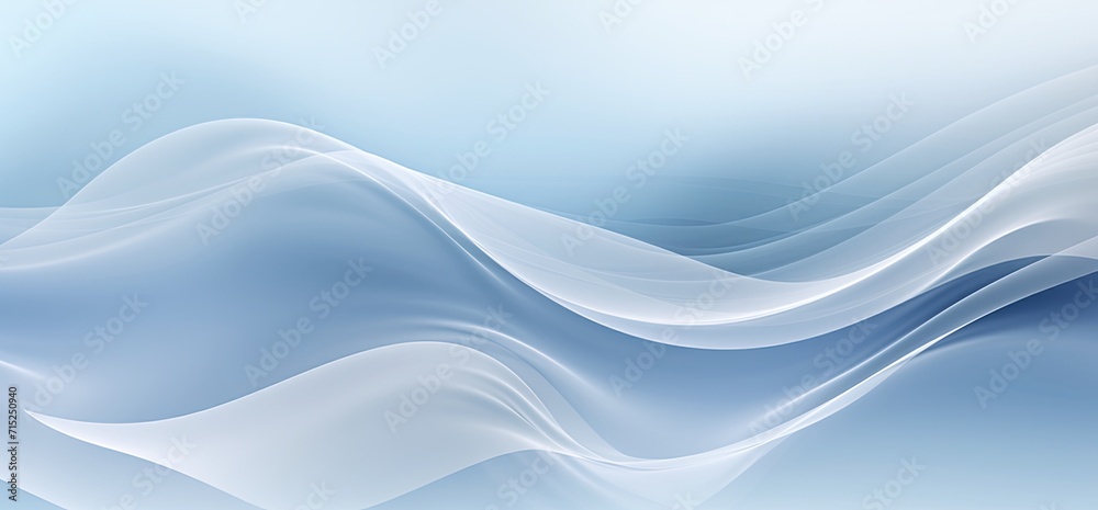 Naklejka premium abstract light blue white blurring wavy background