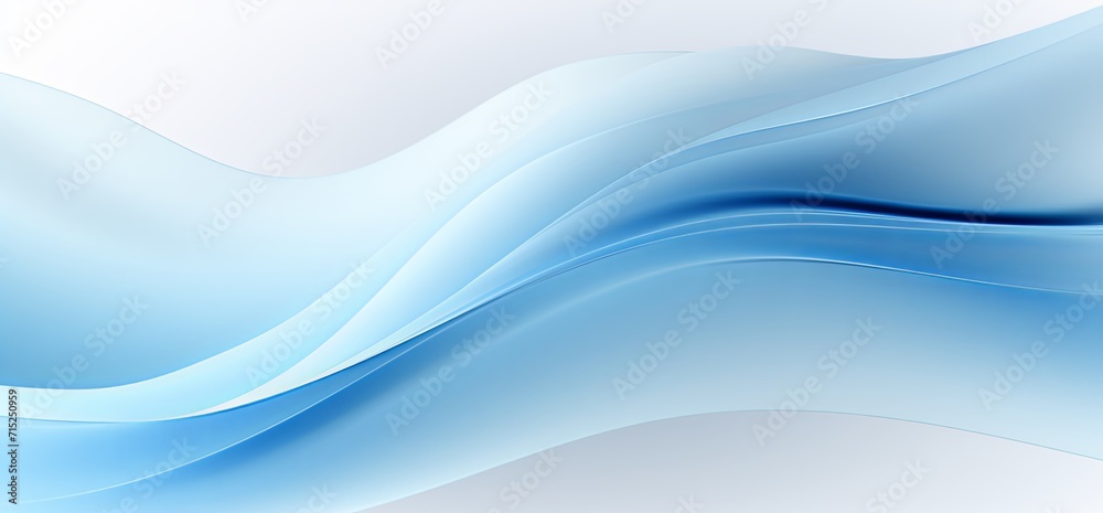 Naklejka premium abstract light blue white blurring wavy background