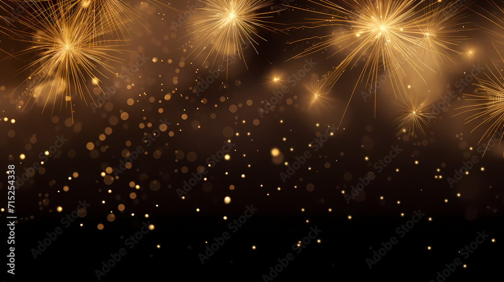 Naklejka premium Fireworks background for celebration, holiday celebration concept