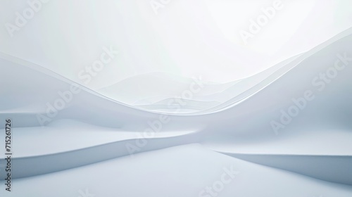 Abstract White Peaks Wallpaper and Design, Modern Artistry, generative ai